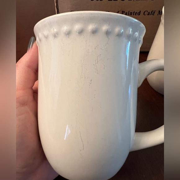 Southern Living at Home Gail Pittman Hand-Painted Cafe Mugs:Provence - Picture 3 of 4